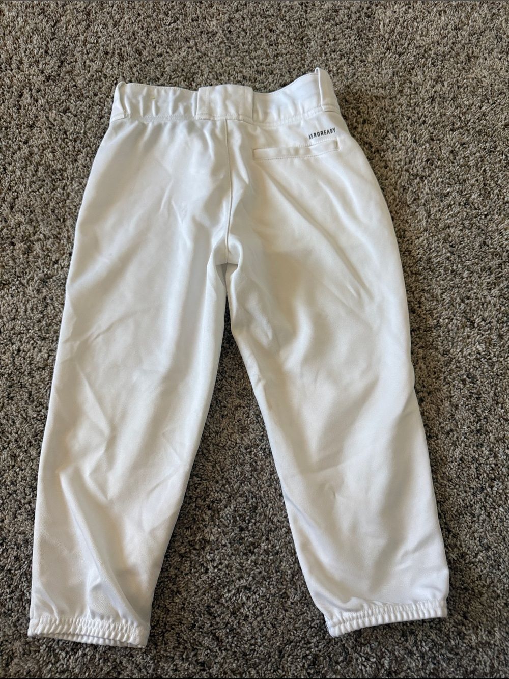 adidas White Kids softball knickers - Picture 4 of 4